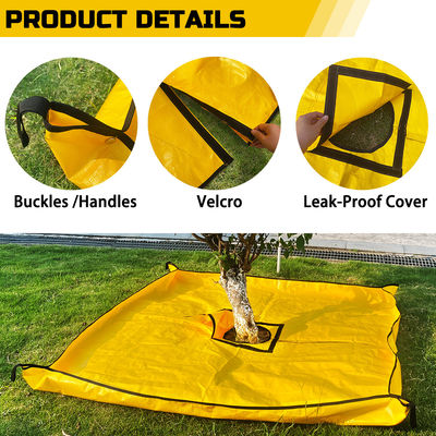 Litong Garten Laubplane Tasche Wiederverwendbar Wasserdicht Gartenabfall PE-Plane