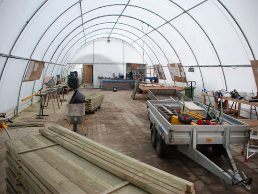 Anpassungs-Wasserdichte Außenabdeckung aus PVC-Gewebe Poly Tunnel Versand Container Schutz